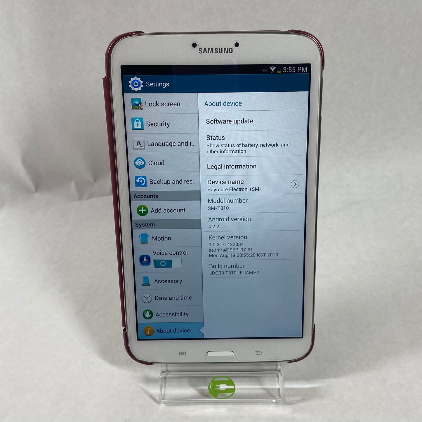 WiFi Only Samsung Galaxy Tab 3 8.0" 16GB Silver SMT3100ZWYZAR