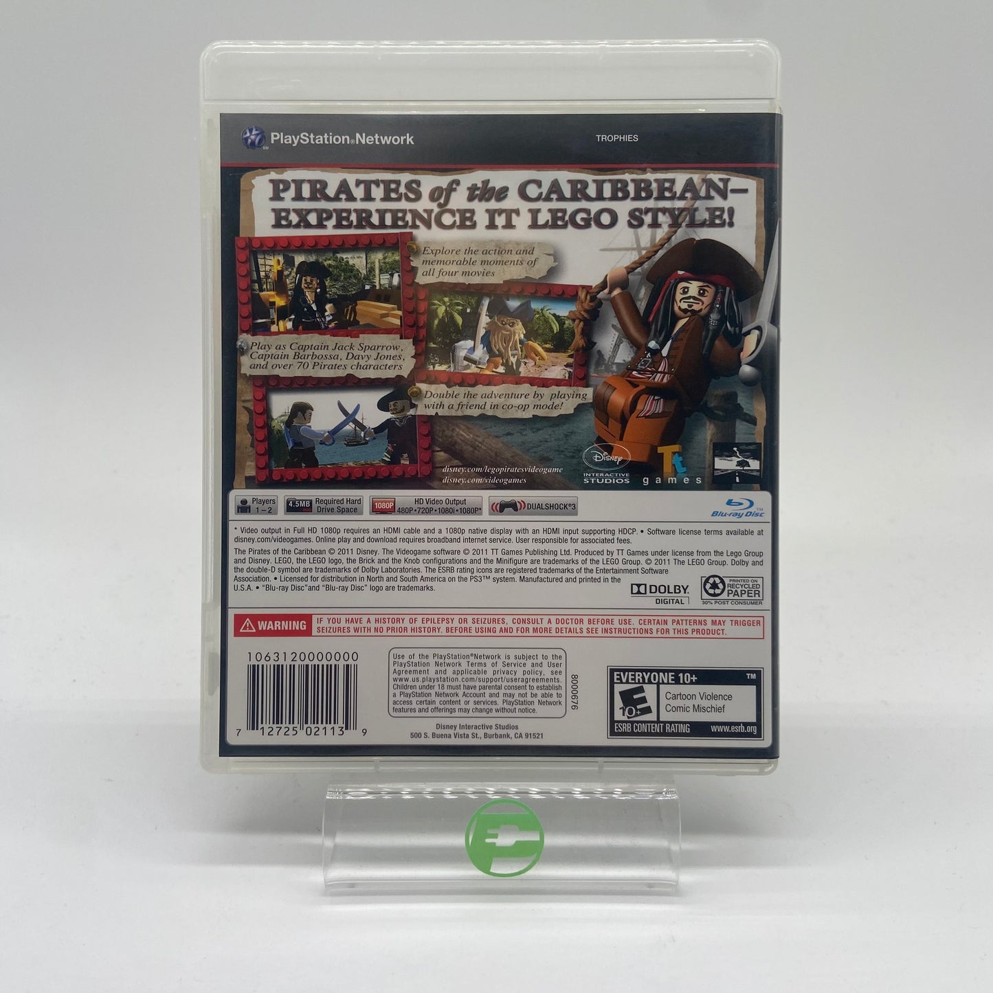 LEGO Pirates of the Caribbean: The Video Game (Sony PlayStation 3 PS3, 2011)