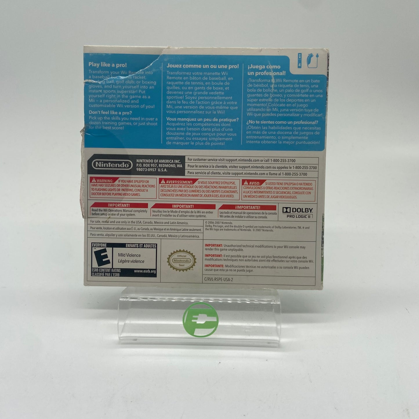 Wii Sports (Nintendo Wii, 2006)