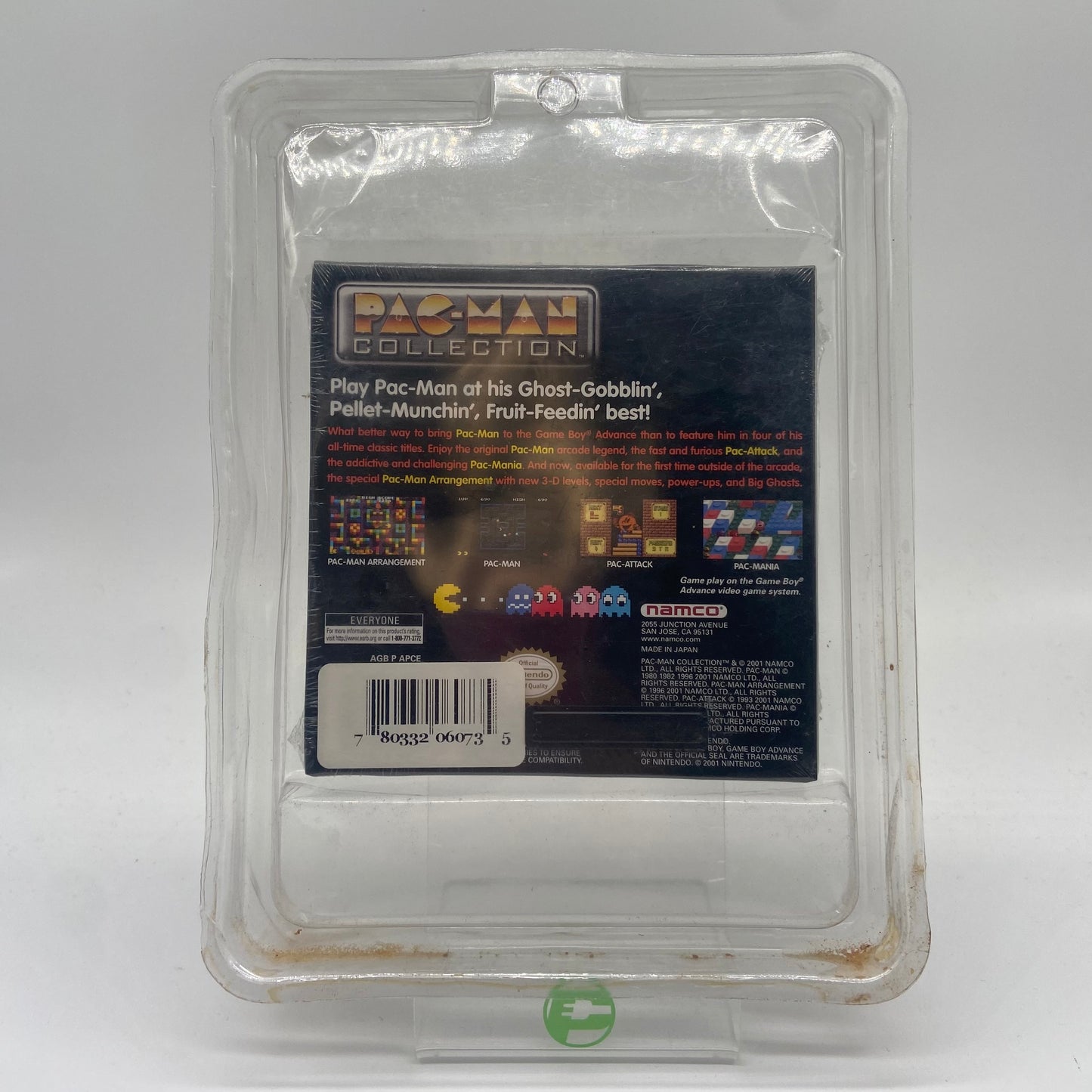 New Pac-Man Collection (Nintendo GameBoy Advance, 2001)