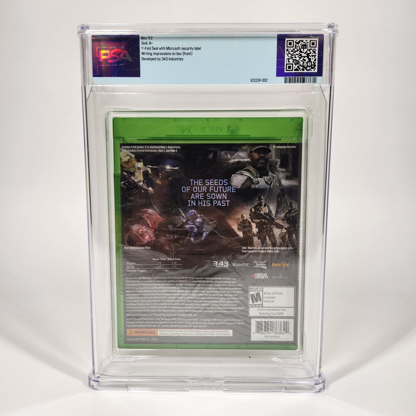 New Halo: The Master Chief Collection Graded PSA 9.2 Sealed A+ (Xbox One, 2014)