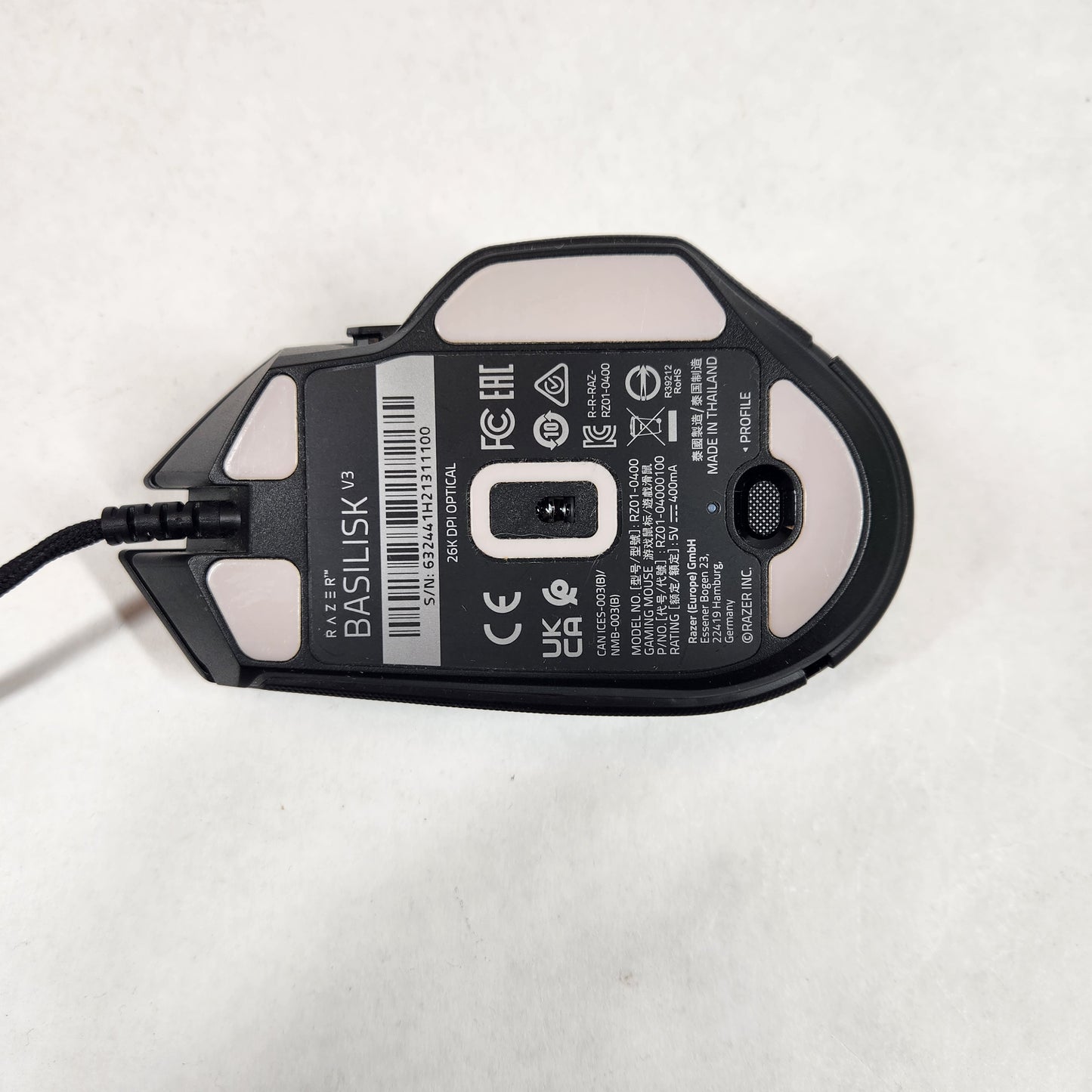 Razer Basilisk V3 Wired Gaming Mouse RZ01-0400