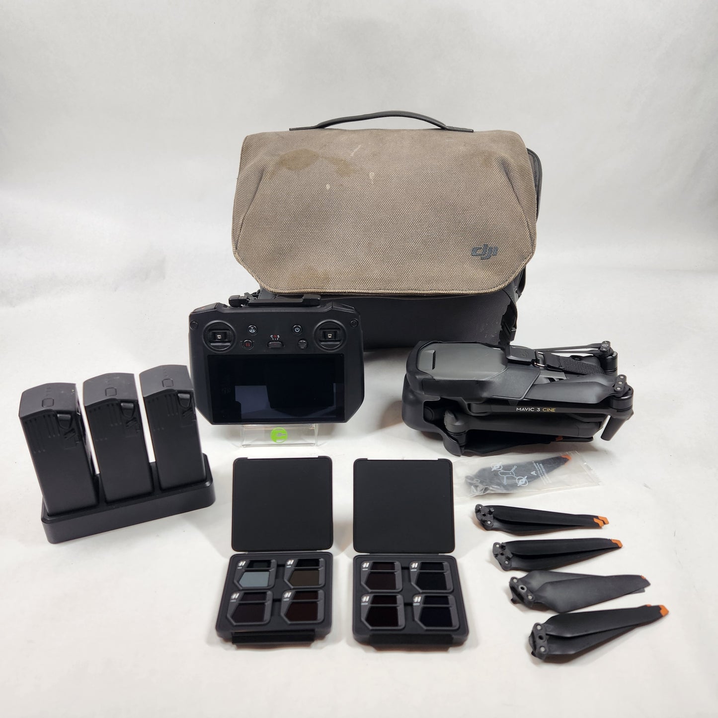 Broken DJI Mavic 3 Cine Premium Combo Camera Drone READ