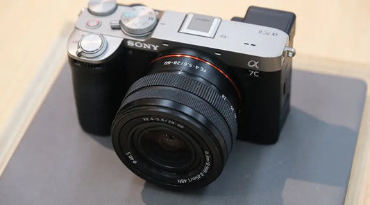 Mirrorless digital camera displayed for resale at PayMore Seekonk