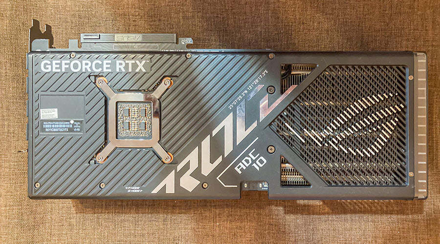 High-end GPU card displayed for resale at PayMore Seekonk