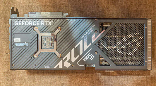 High-end GPU card displayed for resale at PayMore Seekonk