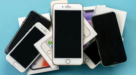 Customer selling phone at PayMore, Seekonk, MA