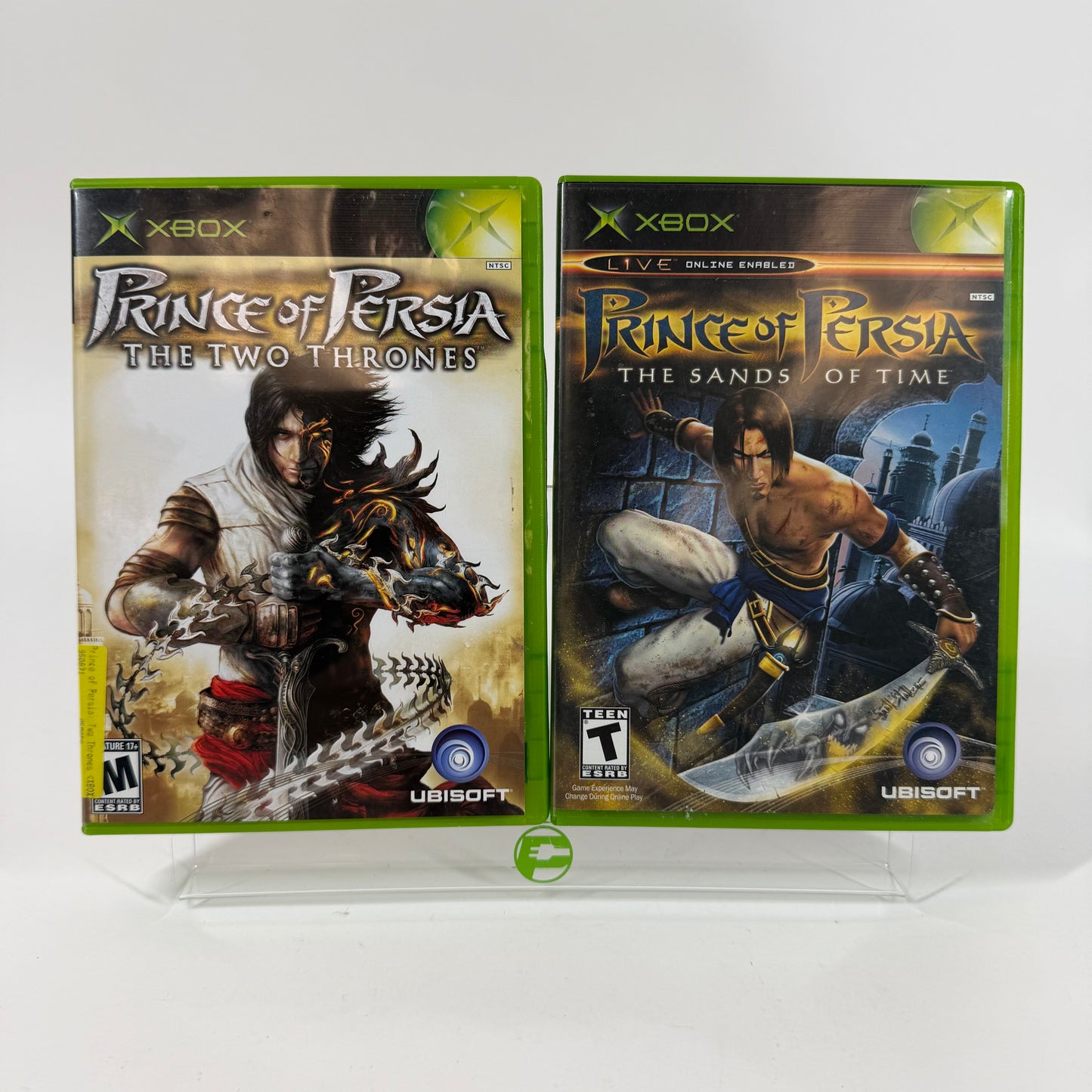 Prince of Persia The Two Thrones + Sands Of Time Microsoft Xbox Combo Bundle