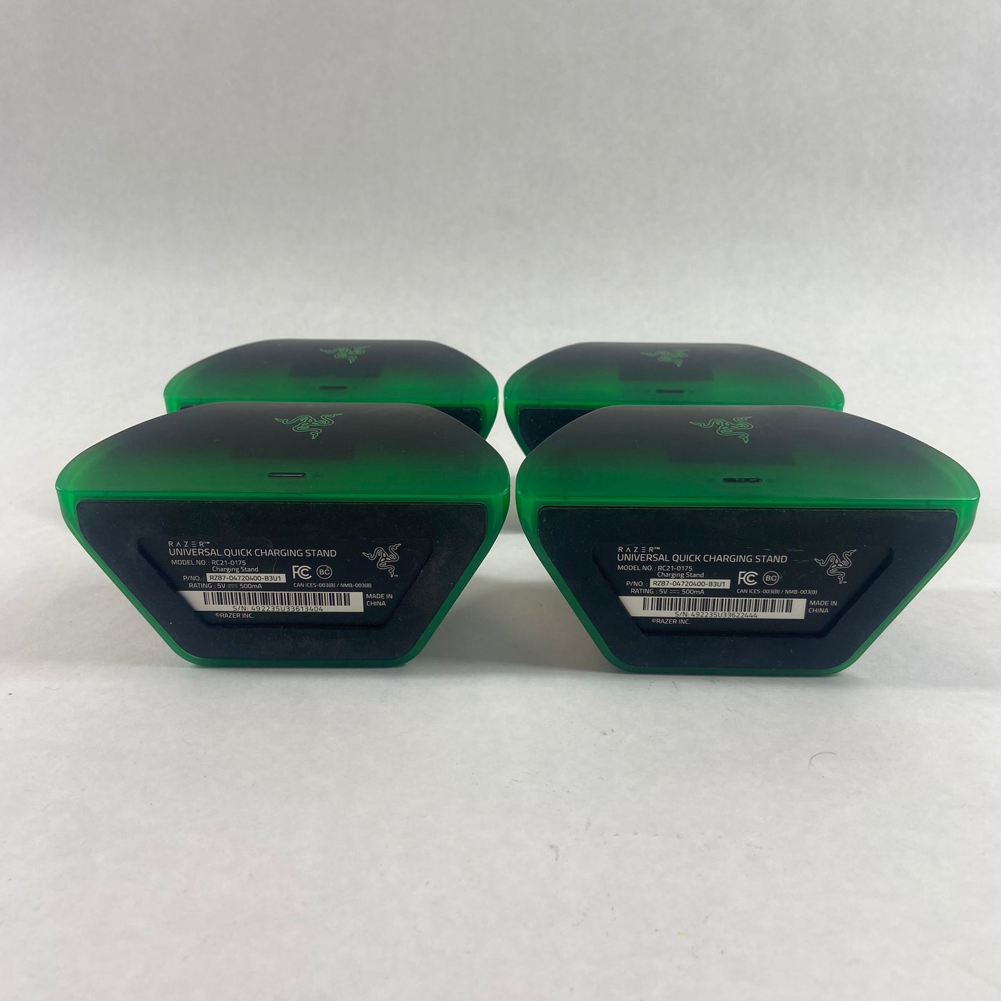 Lot of 4 Razer Universal Quick Charging Stand Charging Docks RC21-0175