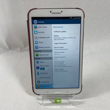 WiFi Only Samsung Galaxy Tab 3 8.0" 16GB Silver SMT3100ZWYZAR