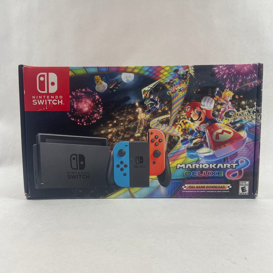 Nintendo Switch v1 Video Game Console HAC-001 Red/Blue