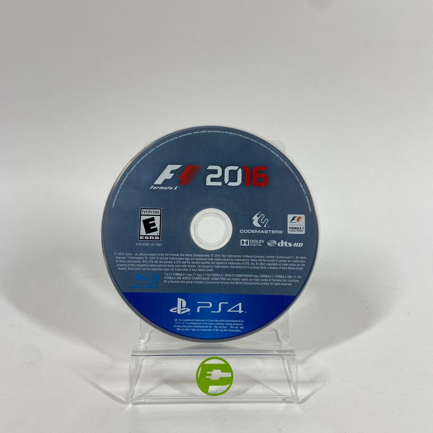 F1 2016 (Sony PlayStation 4 PS4, 2016)