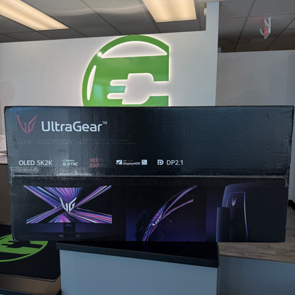 LG UltraGear GX9 45" OLED 5K2K Ultrawide 4K WUHD Curved Monitor 45GX950A