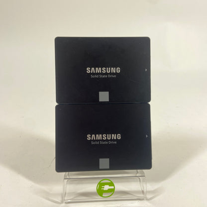 Lot Of Samsung 2.5" 850 EVO 250GB, 120GB SATA III 6Gbps SSD MZ-75E250, MZ7LN120