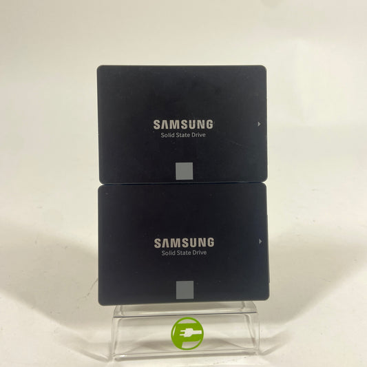 Lot Of Samsung 2.5" 850 EVO 250GB, 120GB SATA III 6Gbps SSD MZ-75E250, MZ7LN120