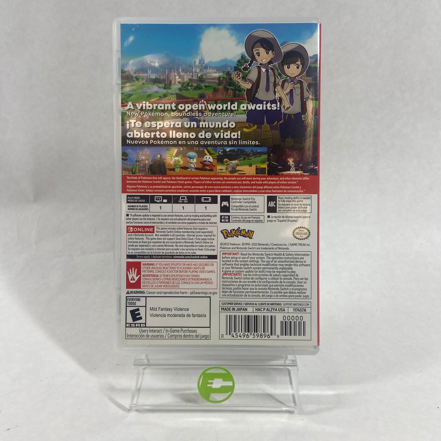Pokemon Violet (Nintendo Switch, 2022)