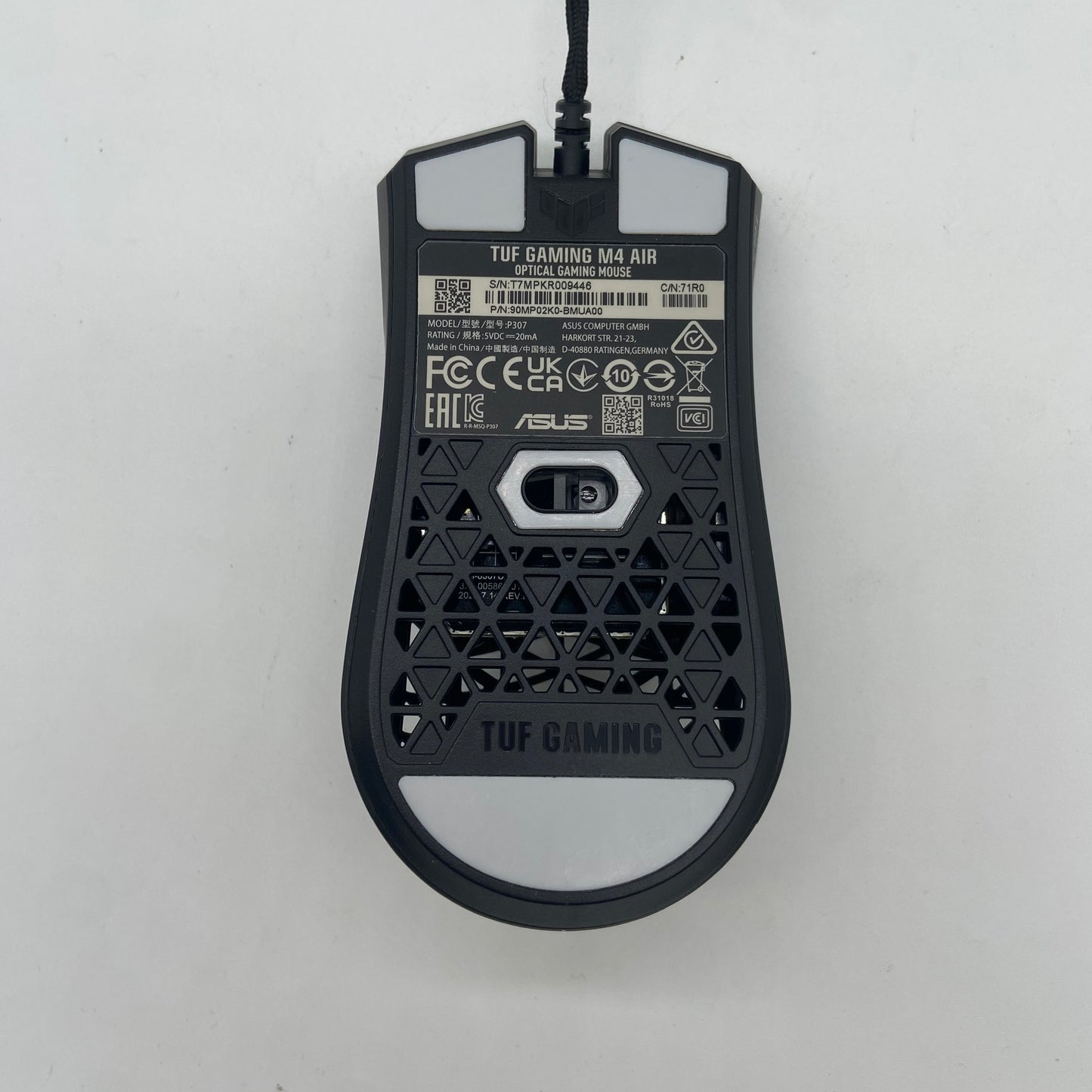 Asus TUF Gaming M4 Air Black P307 Wired Optical Gaming Mouse For PC