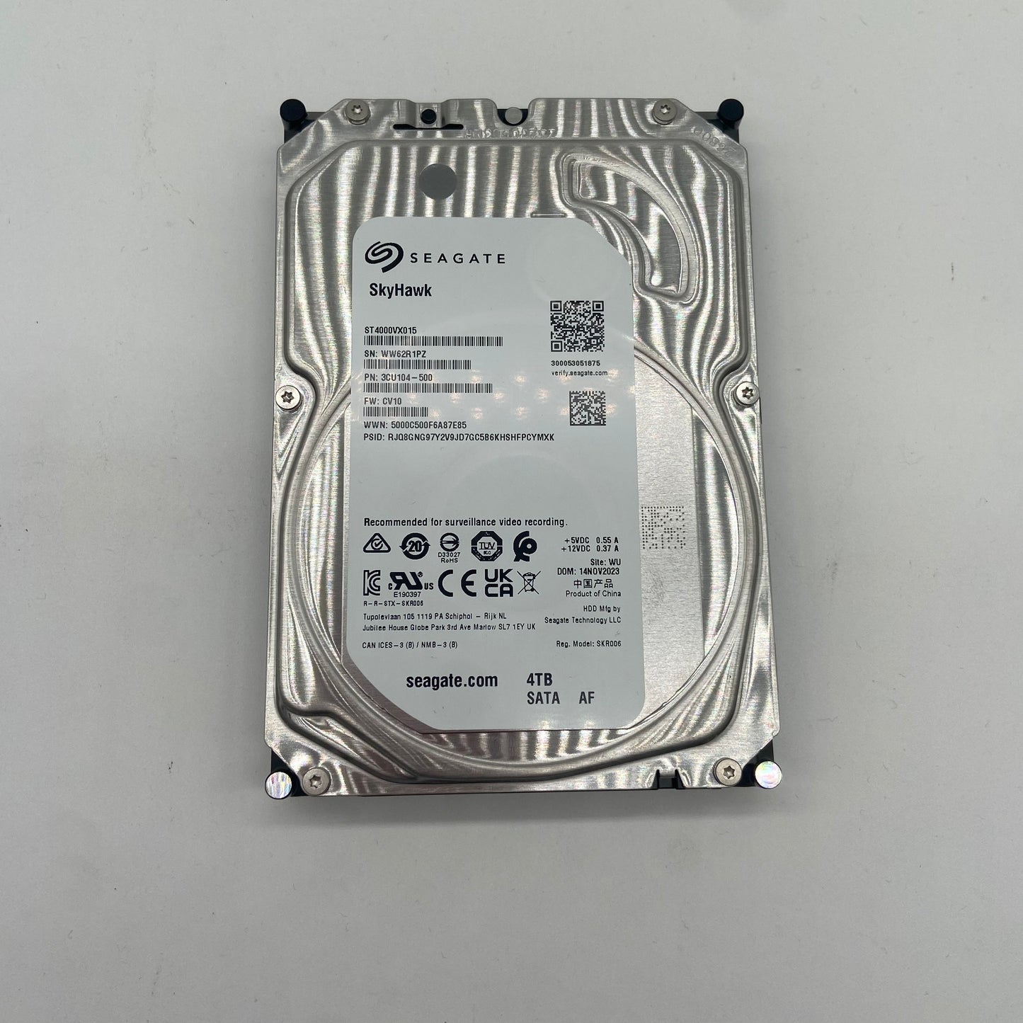 Seagate Skyhawk 4TB 3.5" HDD SATA III 6Gbps 3CU104-500