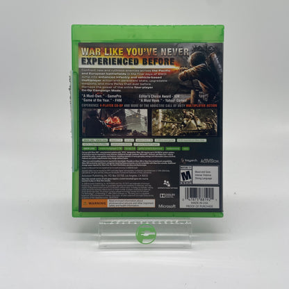 Call of Duty World at War (Microsoft Xbox One Xbox 360, 2008)