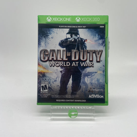 Call of Duty World at War (Microsoft Xbox One Xbox 360, 2008)