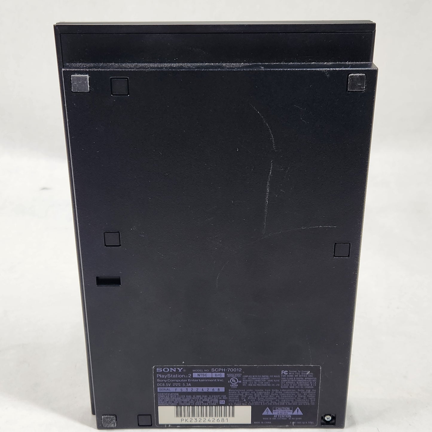 Sony PlayStation 2 PS2 Black Console Gaming System Only SCPH-70012