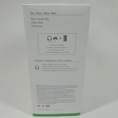 New Microsoft Xbox Stereo Headset Stereo Headset Black 1984