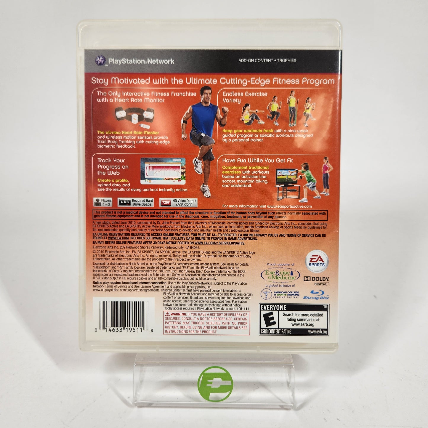 EA Sports Active 2 (Sony PlayStation 3 PS3, 2010)