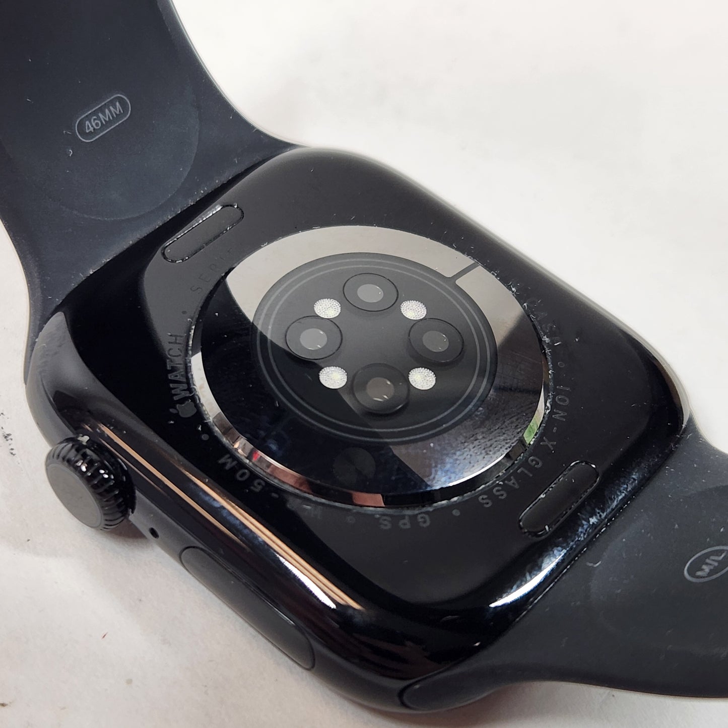 GPS Only Apple Watch Series 10 46MM Black Aluminum Black Sport Band MWWQ3LQW/A
