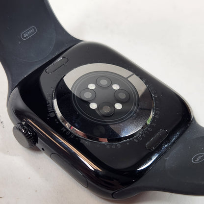 GPS Only Apple Watch Series 10 46MM Black Aluminum Black Sport Band MWWQ3LQW/A