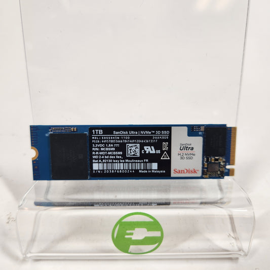 SanDisk 2280mm Sandisk Ultra 1TB M.2 NVMe Gen 3.0 x 4 SSD SDSSDH3N-1T00