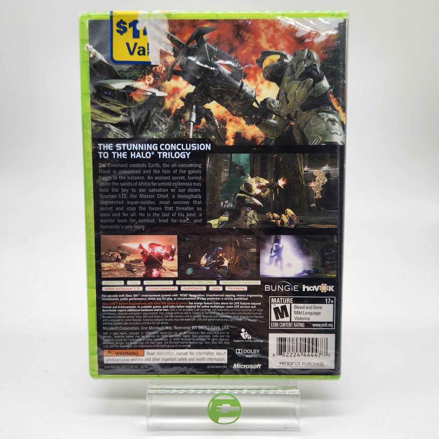 New Halo 3 [Platinum Hits] (Microsoft Xbox 360, 2007)