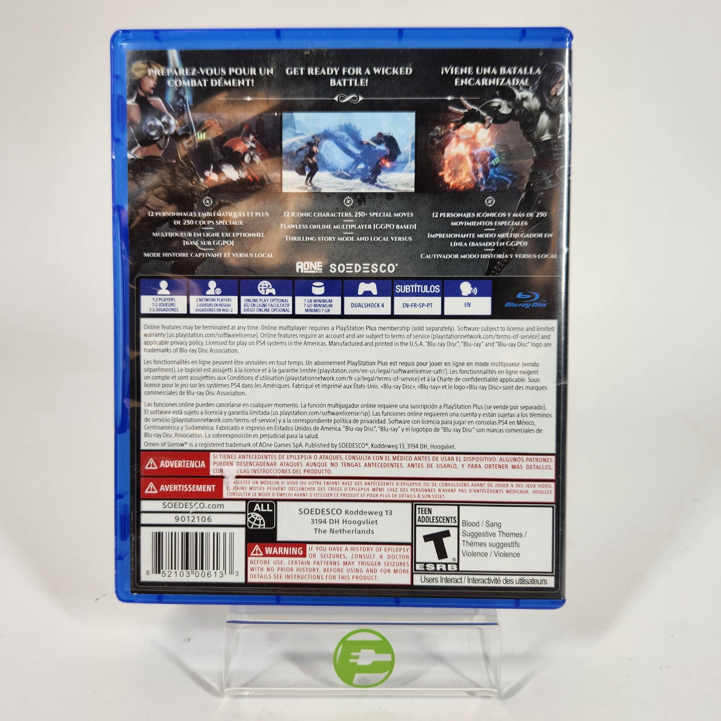 Omen of Sorrow (Sony PlayStation 4 PS4, 2018)