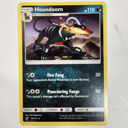 Houndoom EX Pokemon TCG Card Lot Bundle