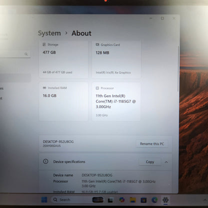Lenovo ThinkPad X1 Yoga Gen 6 14" i7-1185G7 3.0GHz 16GB RAM 512GB SSD