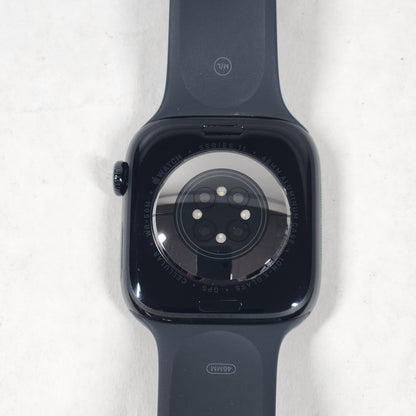 GPS only Apple Watch Series 11 46MM Jet Black Aluminum Black Sport Band