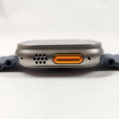 Unlocked Apple Watch Ultra 3 49MM Natural Titanium Ocean Band MEWH4LW/A