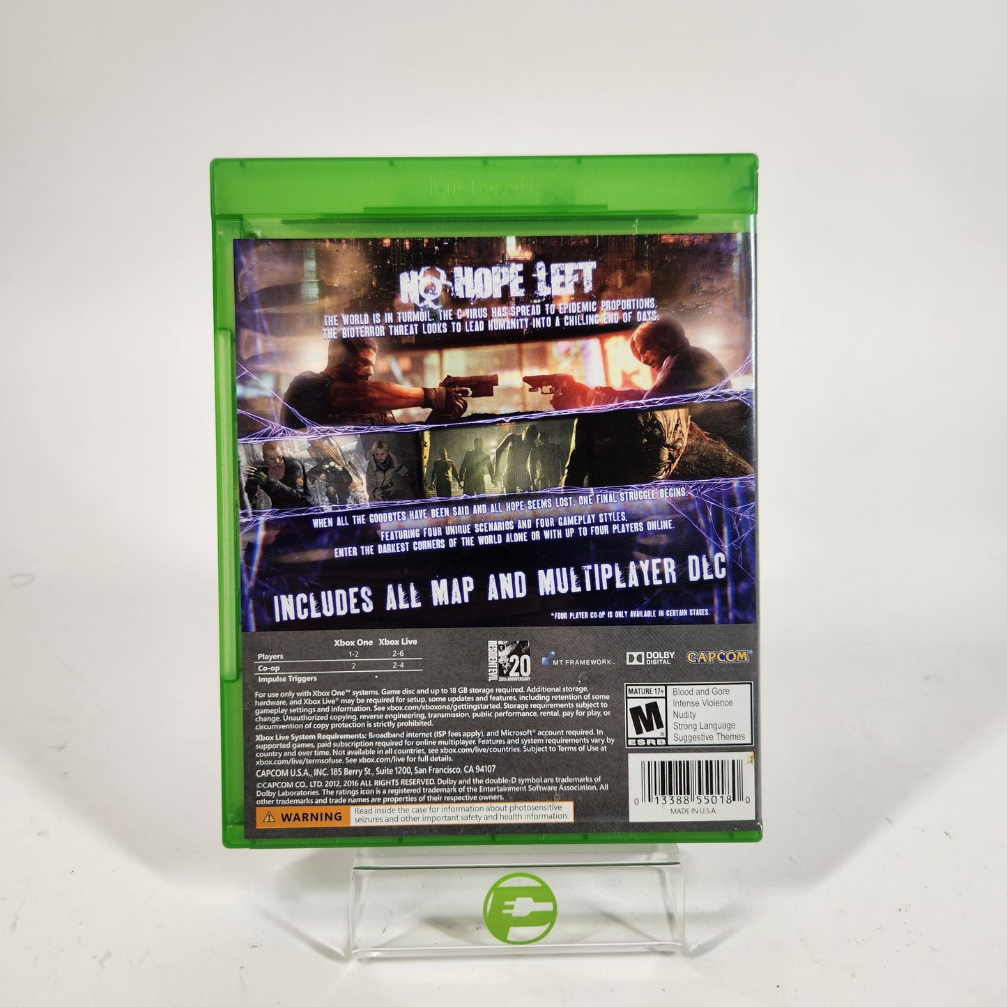 Resident Evil 6 (Microsoft Xbox One, 2016)