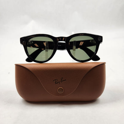 Ray-Ban Headliner Shiny Black Standard RW4009 AI Smart Glasses