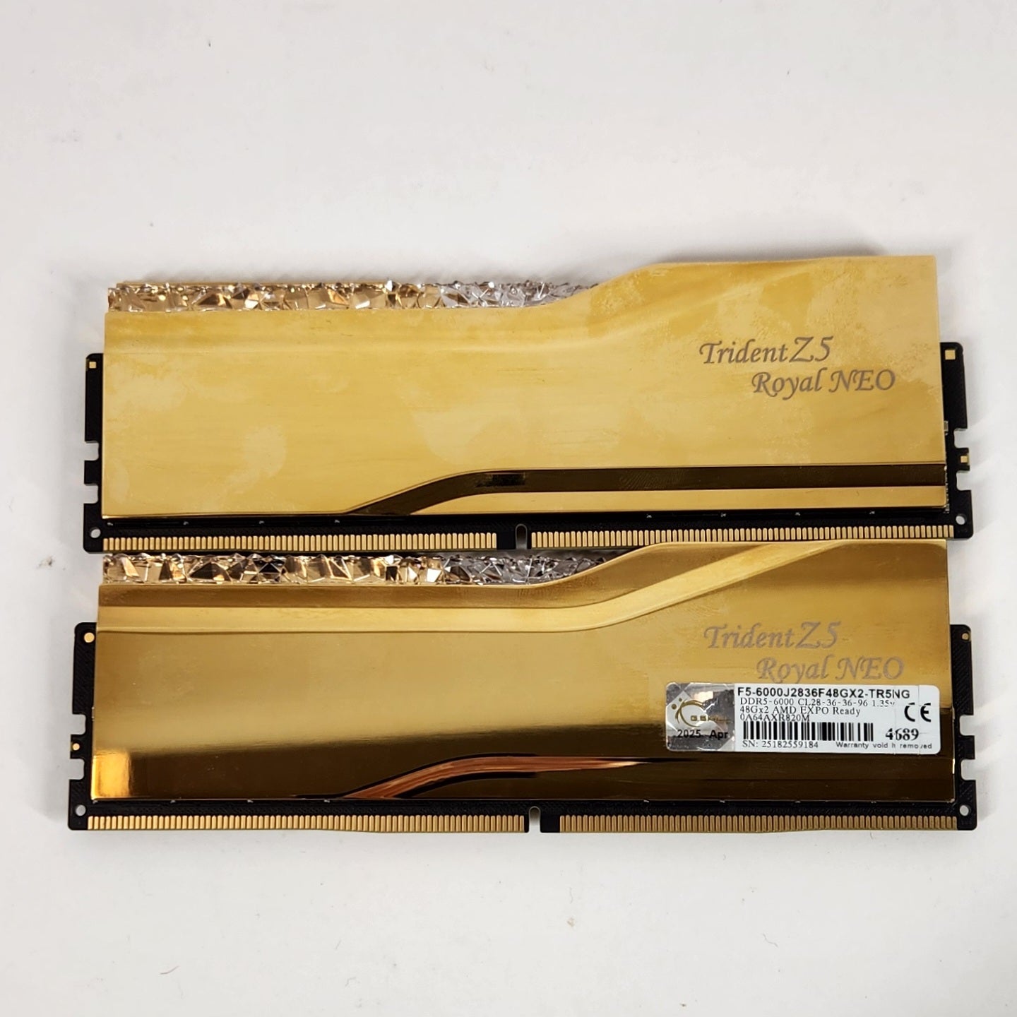 G.Skill Trident Z5 Royal Neo 96GB (2x48GB) RAM DDR5 F5-6000J2836F48GX2-TR5NG