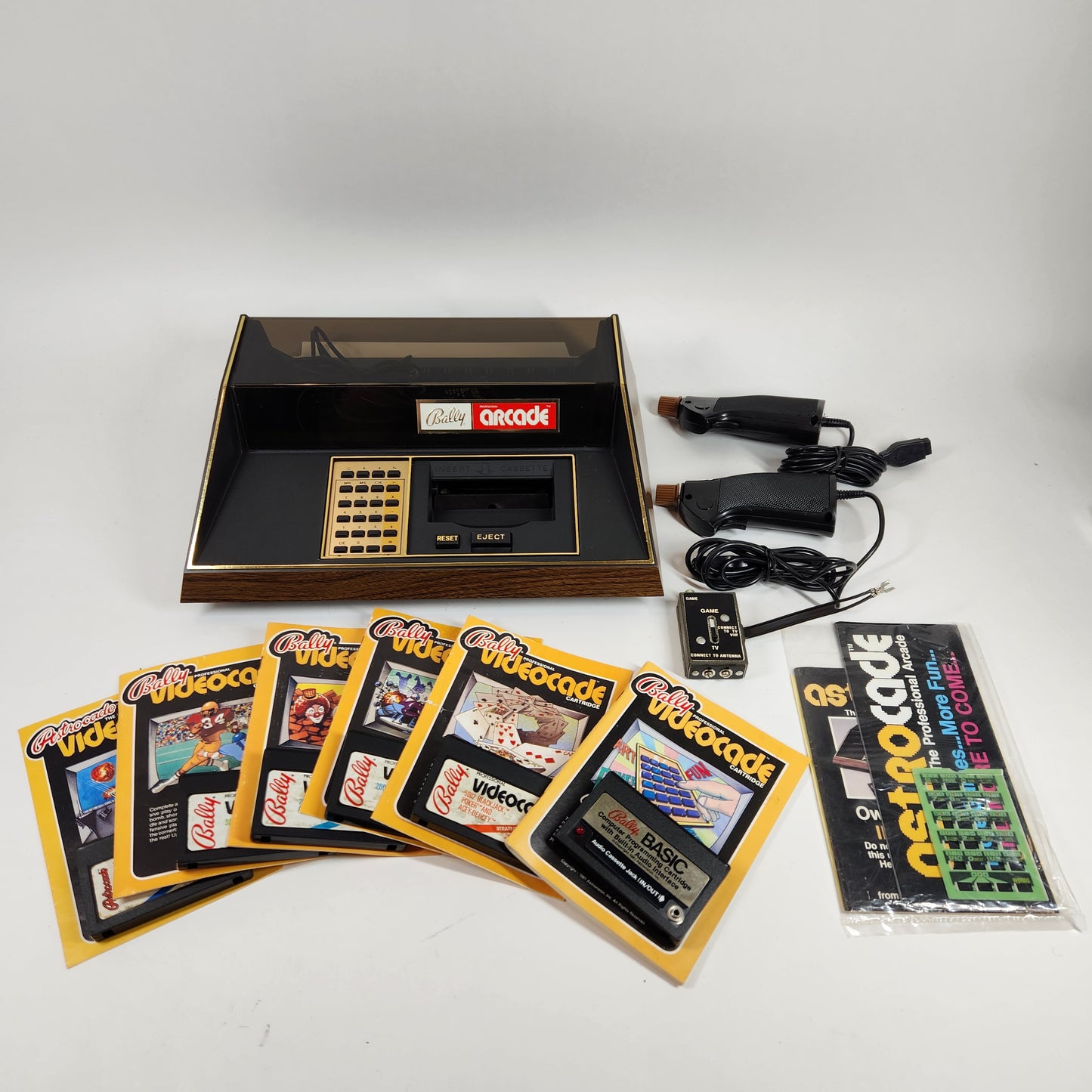 Bally Astrocade Pro Arcade Expandable Computer System Console Black ABA-1000-2