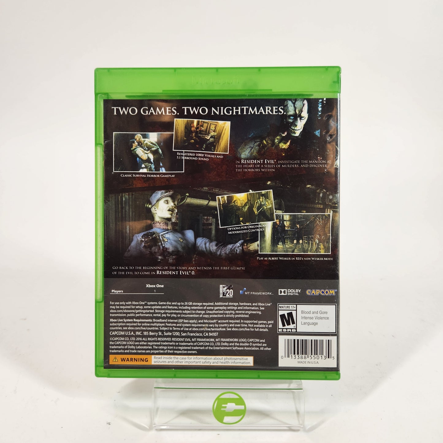 Resident Evil Origins Collection (Microsoft Xbox One, 2016)