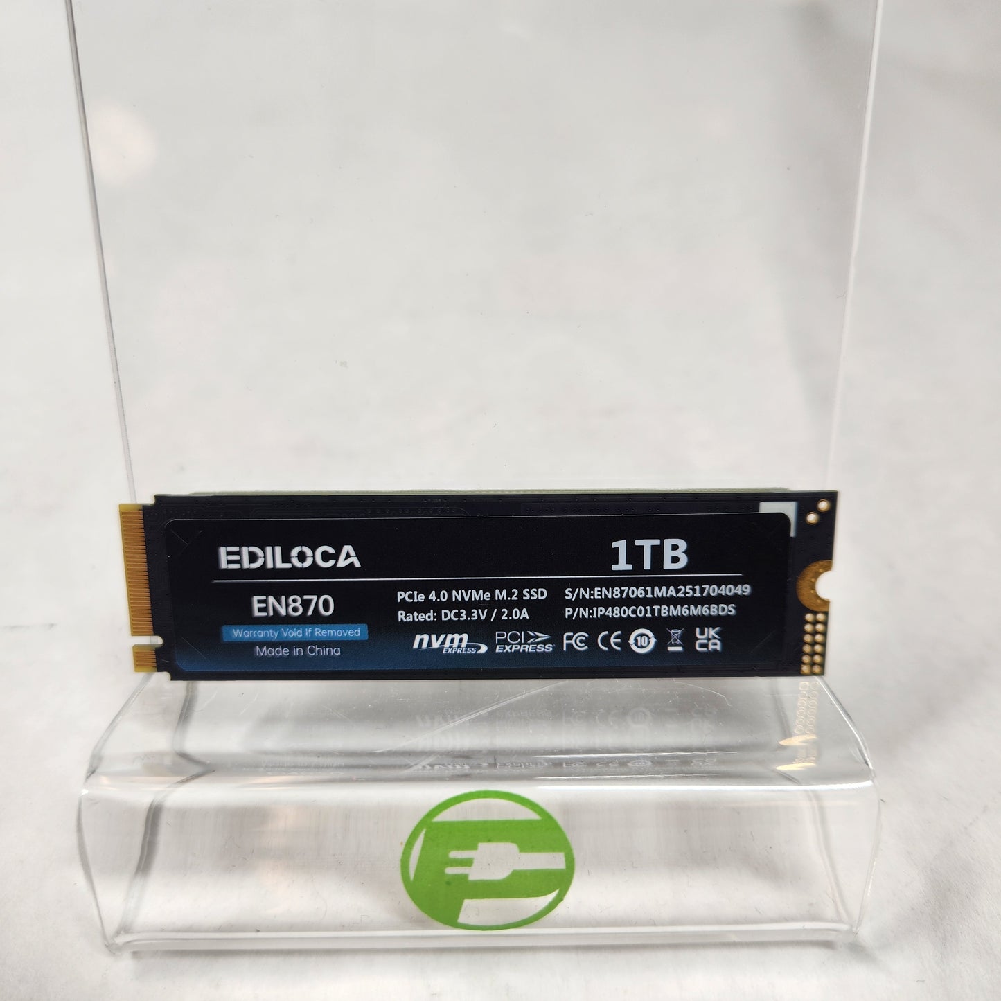 EDILOCA 2280mm EN870 1TB M.2 NVMe Gen 4.0 x 4 SSD EN870