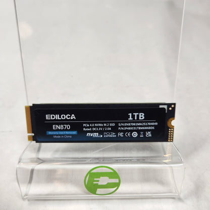EDILOCA 2280mm EN870 1TB M.2 NVMe Gen 4.0 x 4 SSD EN870