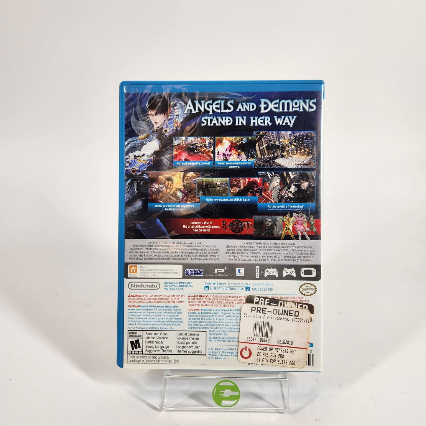 Bayonetta 2 (Nintendo Wii U, 2014) Disc 1 ONLY