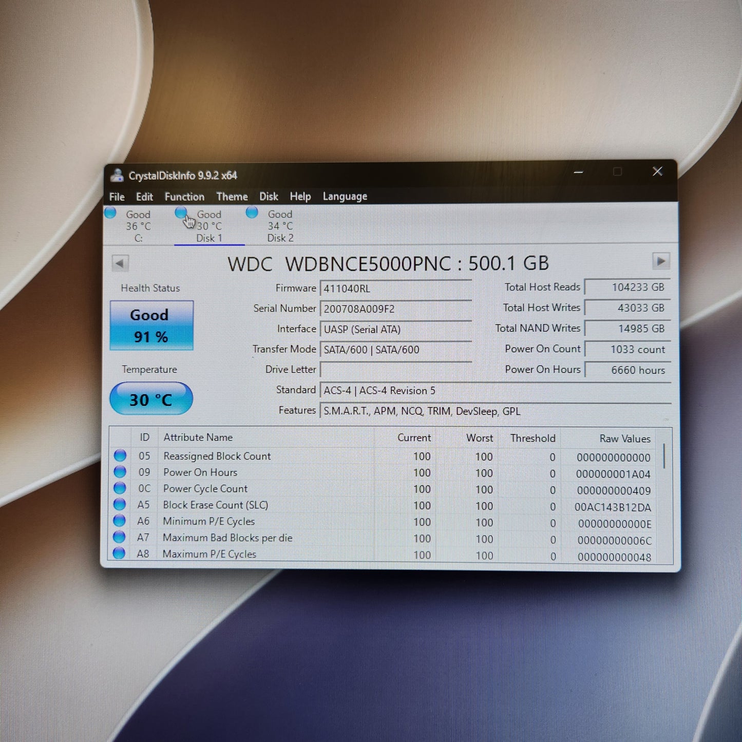 Western Digital 2.5" Blue 3D NAND 500GB SATA III 6Gbps SSD WDBNBCE5000PNC-WRSN