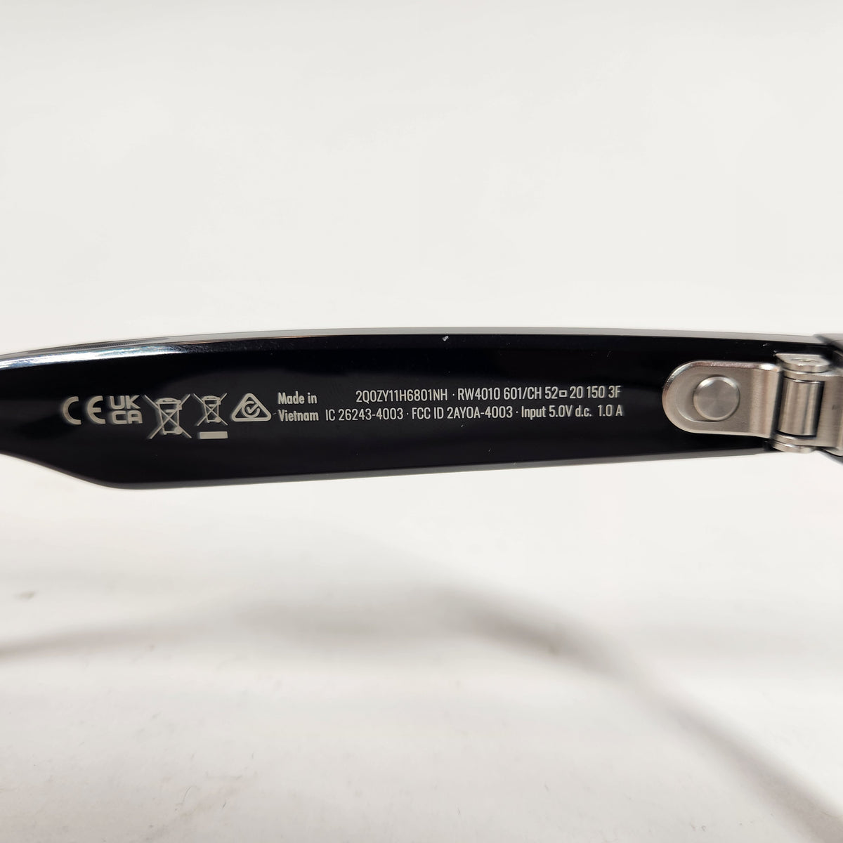 Ray-Ban Meta Skyler Gen 1 Shiny Black Transitions RW4010 601CH AI Smart Glasses