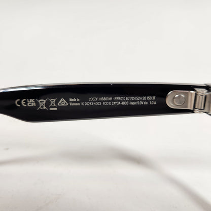 Ray-Ban Meta Skyler Gen 1 Shiny Black Transitions RW4010 601CH AI Smart Glasses