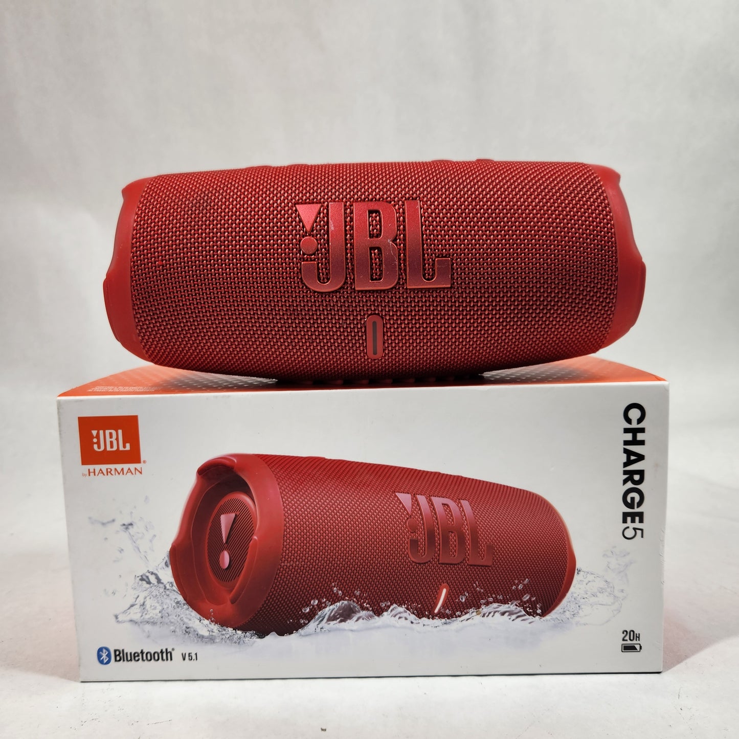 JBL Charge 5 Portable Wireless Bluetooth Speaker Red 	JBLCHARGE5