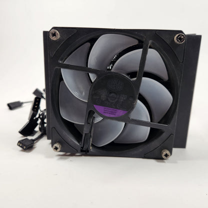 Cooler Master 120 LCD AIO Black CPU Cooler For PC