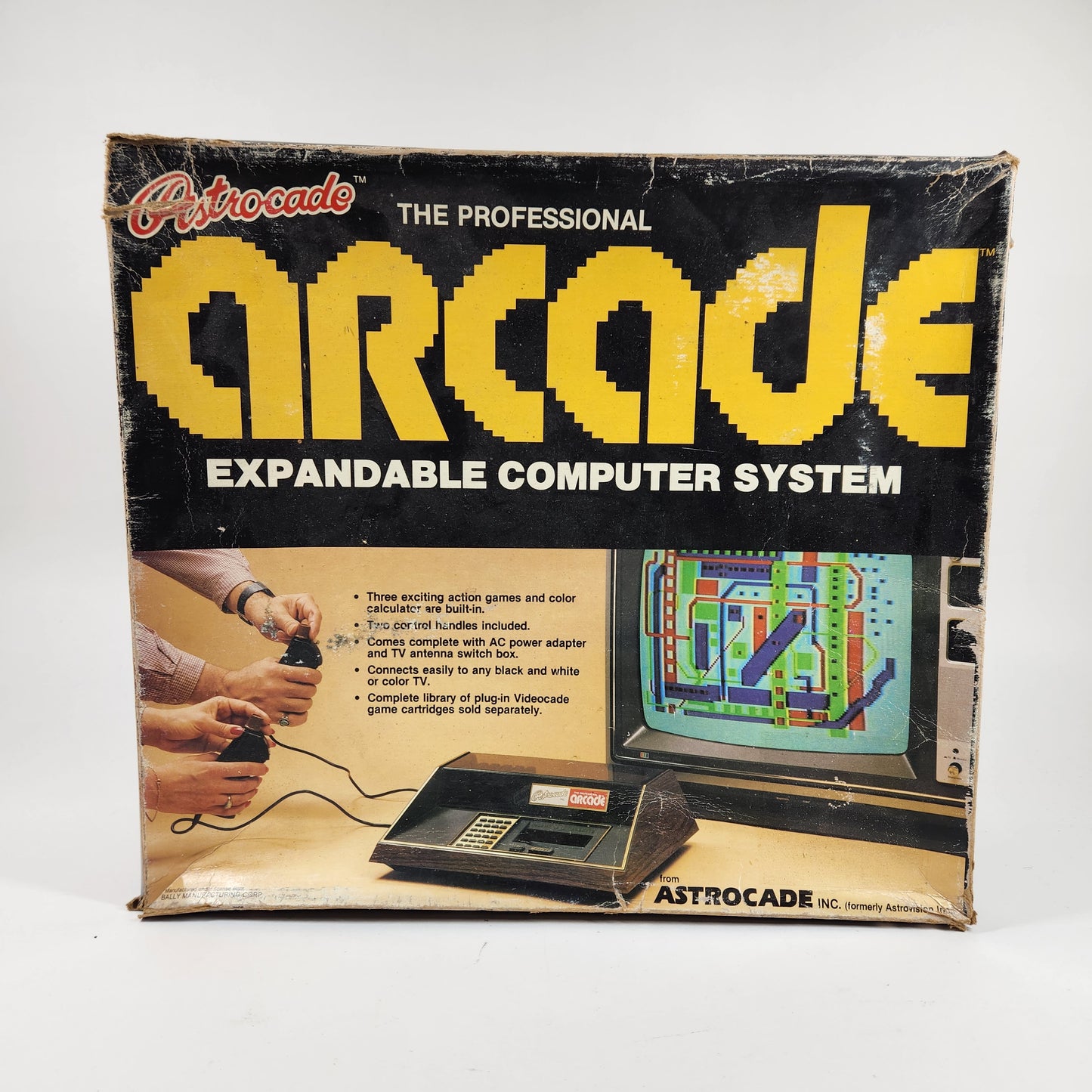 Bally Astrocade Pro Arcade Expandable Computer System Console Black ABA-1000-2